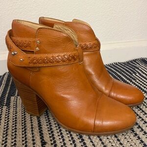 Rag & Bone Harrow Belted Leather Booties
